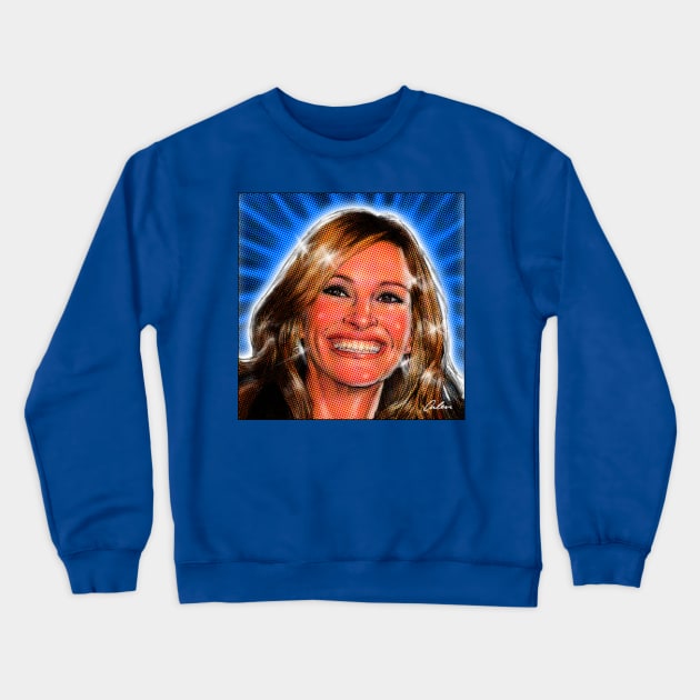 JULIA ROBERTS Crewneck Sweatshirt by ArlenSchumer